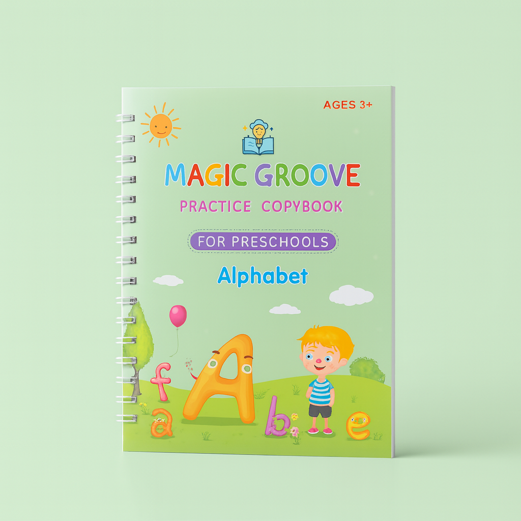 ThinkyKid Magic WriteBook™ for Kids + 3 Years Old