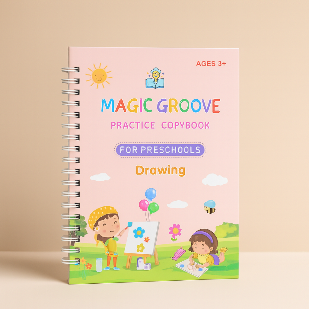 ThinkyKid Magic WriteBook™ for Kids + 3 Years Old