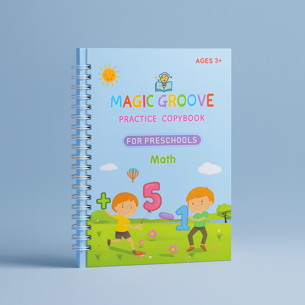 ThinkyKid Magic WriteBook™ for Kids + 3 Years Old